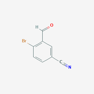 molecular formula C8H4BrNO B1291470 4-Bromo-3-formylbenzonitrile CAS No. 89003-95-2