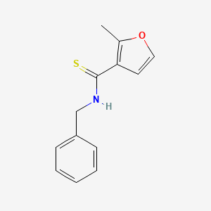 molecular formula C13H13NOS B12914757 N-Benzyl-2-methylfuran-3-carbothioamide CAS No. 75596-51-9