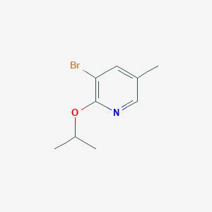 molecular formula C9H12BrNO B1291478 3-Bromo-2-isopropoxy-5-methylpyridine CAS No. 760207-86-1