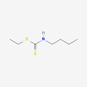 molecular formula C7H15NS2 B12914861 Ethyl butyldithiocarbamate CAS No. 56134-96-4