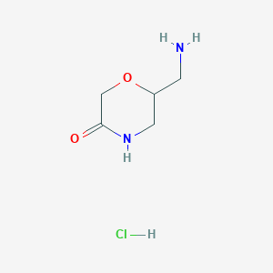 6-(Aminomethyl)morpholin-3-one hydrochloride