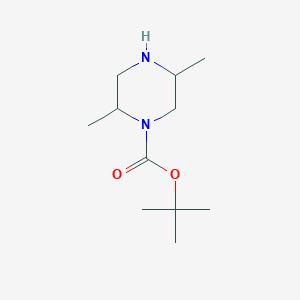 molecular formula C11H22N2O2 B1291517 tert-Butyl 2,5-dimethylpiperazine-1-carboxylate CAS No. 643041-20-7