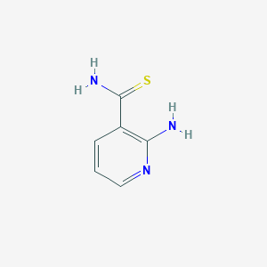 molecular formula C6H7N3S B1291527 2-Aminopyridine-3-carbothioamide CAS No. 42242-05-7