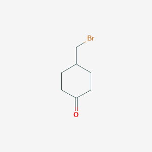 molecular formula C7H11BrO B1291530 4-(Bromomethyl)cyclohexan-1-one CAS No. 197387-33-0