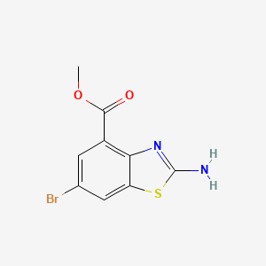 Methyl 2-amino-6-bromobenzo[d]thiazole-4-carboxylate