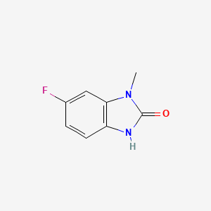 molecular formula C8H7FN2O B1291534 6-fluoro-1-methyl-1H-benzo[d]imidazol-2(3H)-one CAS No. 348133-45-9