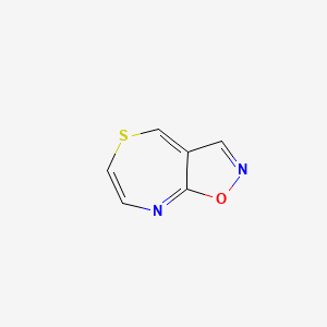 molecular formula C6H4N2OS B12915355 Isoxazolo[5,4-E][1,4]thiazepine 