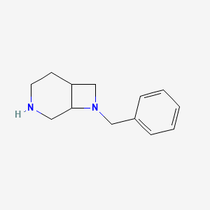 molecular formula C13H18N2 B1291536 8-Benzyl-3,8-diazabicyclo[4.2.0]octane CAS No. 1416439-26-3