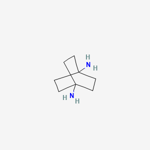 molecular formula C8H16N2 B1291542 Bicyclo[2.2.2]octane-1,4-diamine CAS No. 1659-77-4
