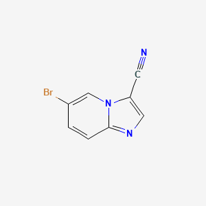 molecular formula C8H4BrN3 B1291565 6-Bromoimidazo[1,2-a]pyridine-3-carbonitrile CAS No. 474708-98-0
