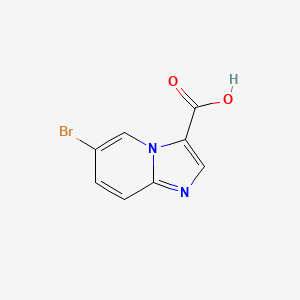molecular formula C8H5BrN2O2 B1291568 6-Bromoimidazo[1,2-a]pyridine-3-carboxylic acid CAS No. 944896-42-8