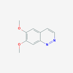 molecular formula C10H10N2O2 B12915755 6,7-Dimethoxycinnoline CAS No. 17356-77-3