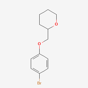 2-((4-Bromophenoxy)methyl)tetrahydro-2H-pyran
