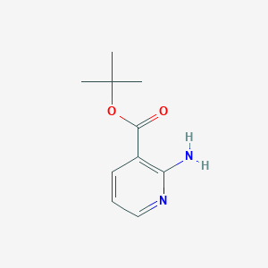 molecular formula C10H14N2O2 B1291582 tert-Butyl 2-aminonicotinate CAS No. 464216-16-8