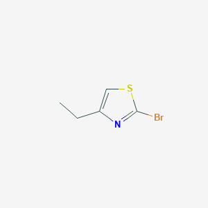 molecular formula C5H6BrNS B1291585 2-Bromo-4-ethylthiazole CAS No. 89322-56-5