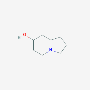 molecular formula C8H15NO B1291586 Octahydroindolizin-7-ol CAS No. 90204-25-4