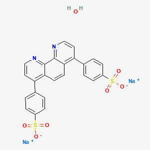 molecular formula C24H16N2Na2O7S2 B1291587 Sodium 4,4'-(1,10-phenanthroline-4,7-diyl)dibenzenesulfonate xhydrate CAS No. 949162-66-7