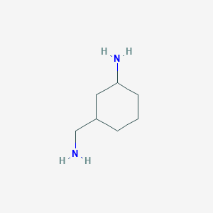 molecular formula C7H16N2 B1291589 3-(Aminomethyl)cyclohexylamine CAS No. 97087-59-7