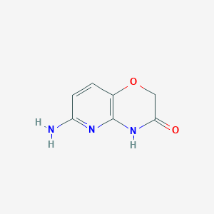 molecular formula C7H7N3O2 B1291591 6-Amino-2H-pyrido[3,2-B][1,4]oxazin-3(4H)-one CAS No. 337463-65-7