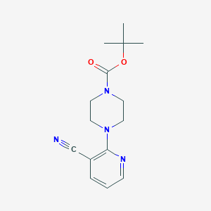 molecular formula C15H20N4O2 B1291595 Tert-butyl 4-(3-cyanopyridin-2-yl)piperazine-1-carboxylate CAS No. 440100-15-2