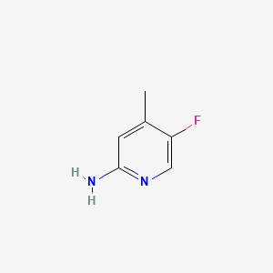 molecular formula C6H7FN2 B1291597 2-Amino-5-fluoro-4-picoline CAS No. 301222-66-2