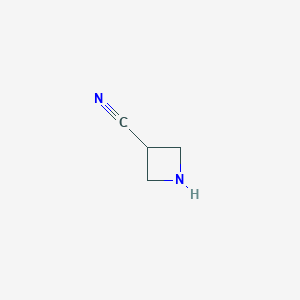 molecular formula C4H6N2 B1291615 Azetidine-3-carbonitrile CAS No. 732976-86-2