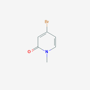 molecular formula C6H6BrNO B1291616 4-溴-1-甲基吡啶-2(1H)-酮 CAS No. 214342-63-9