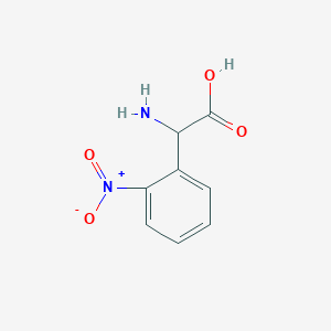 molecular formula C8H8N2O4 B1291617 2-Amino-2-(2-nitrophenyl)acetic acid CAS No. 50381-53-8