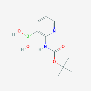 (2-[(tert-Butoxycarbonyl)amino]pyridin-3-yl)boronic acid