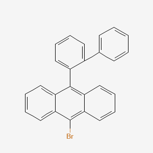 molecular formula C26H17B B1291625 9-(2-Biphenylyl)-10-bromoanthracene CAS No. 400607-16-1