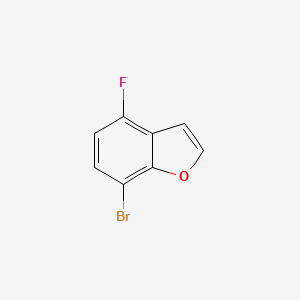 molecular formula C8H4BrFO B1291635 7-Bromo-4-fluorobenzofuran CAS No. 253429-31-1