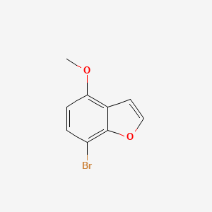 B1291636 7-Bromo-4-methoxy-1-benzofuran CAS No. 286836-01-9