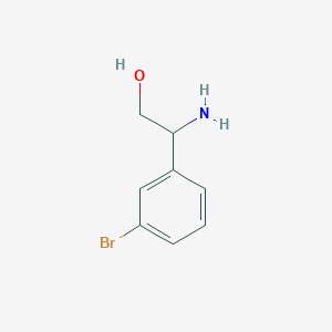 B1291641 2-Amino-2-(3-bromophenyl)ethanol CAS No. 188586-75-6