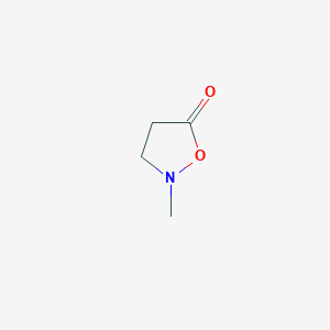 molecular formula C4H7NO2 B12916413 2-Methyl-1,2-oxazolidin-5-one CAS No. 86933-60-0