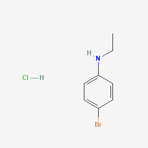 molecular formula C8H11BrClN B1291642 4-Bromo-N-ethylaniline hydrochloride CAS No. 855949-09-6