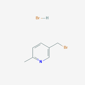 molecular formula C7H9Br2N B1291643 5-(Bromomethyl)-2-methylpyridine hydrobromide CAS No. 718608-10-7