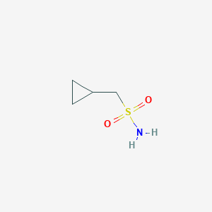 molecular formula C4H9NO2S B1291645 Cyclopropylmethanesulfonamide CAS No. 445305-93-1