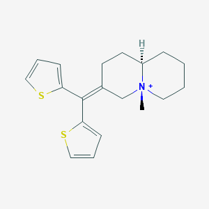 molecular formula C19H24NS2+ B129165 Tiquizium CAS No. 149755-23-7