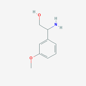 molecular formula C9H13NO2 B1291653 2-Amino-2-(3-methoxyphenyl)ethanol CAS No. 325153-00-2