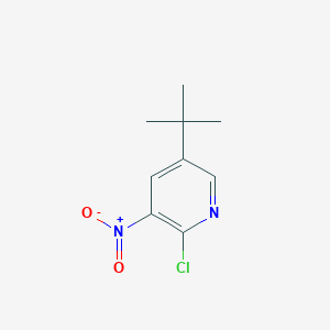 molecular formula C9H11ClN2O2 B1291654 5-(tert-Butyl)-2-chloro-3-nitropyridine CAS No. 294852-28-1