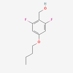 molecular formula C11H14F2O2 B1291656 (4-Butoxy-2,6-difluorophenyl)methanol CAS No. 438050-19-2