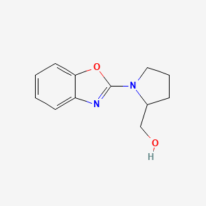 (1-(Benzo[d]oxazol-2-yl)pyrrolidin-2-yl)methanol
