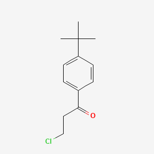 molecular formula C13H17ClO B1291671 1-(4-T-Butylphenyl)-3-chloropropan-1-one CAS No. 28547-33-3