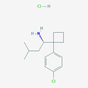 molecular formula C15H23Cl2N B129168 Didesmethylsibutramine hydrochloride, (S)- CAS No. 262854-36-4