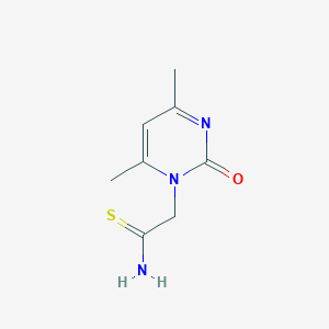 2-(4,6-Dimethyl-2-oxo-1,2-dihydropyrimidin-1-yl)ethanethioamide