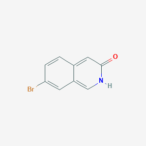 molecular formula C9H6BrNO B1291703 7-Bromoisoquinolin-3-ol CAS No. 662139-46-0