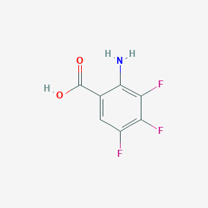 molecular formula C7H4F3NO2 B1291705 2-Amino-3,4,5-trifluorobenzoic acid CAS No. 531529-72-3