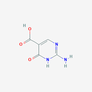 molecular formula C5H5N3O3 B1291709 2-Amino-4-hydroxypyrimidine-5-carboxylic acid CAS No. 40769-70-8