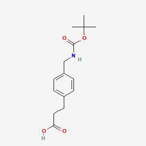 3-(4-((Tert-butoxycarbonylamino)methyl)phenyl)propanoic acid