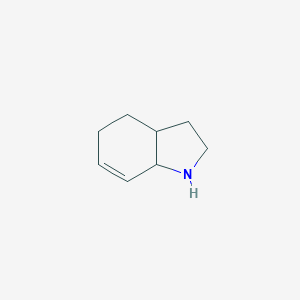 molecular formula C8H13N B129172 2,3,3a,4,5,7a-Hexahydroindole CAS No. 143384-22-9